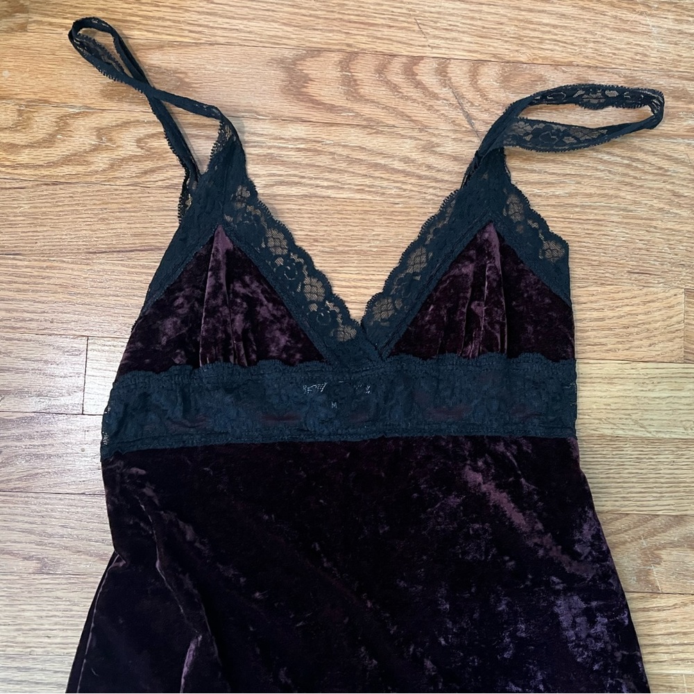 Vintage Velvet Midi Dress